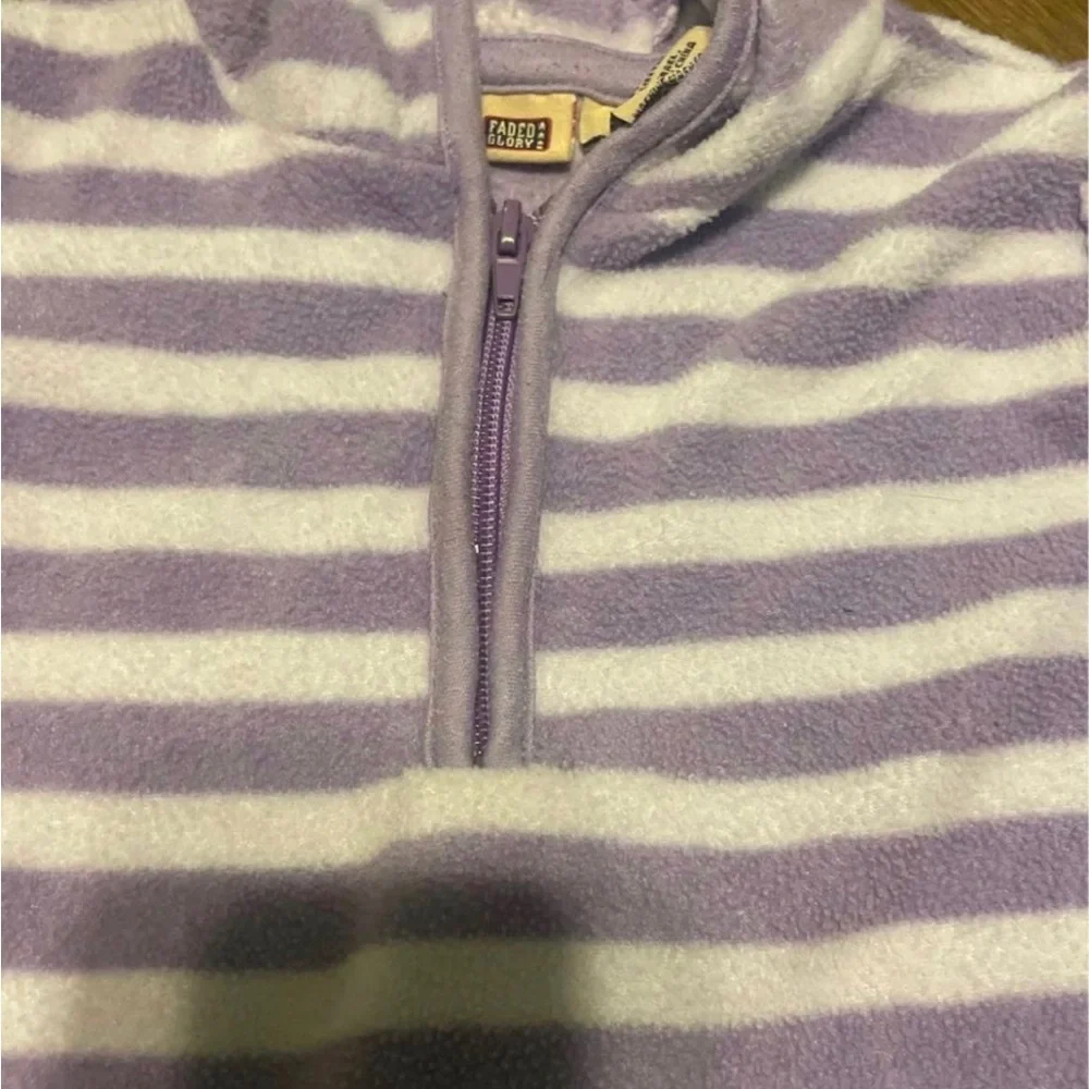 Hoodie girls 5T fleece pullover jacket EUC